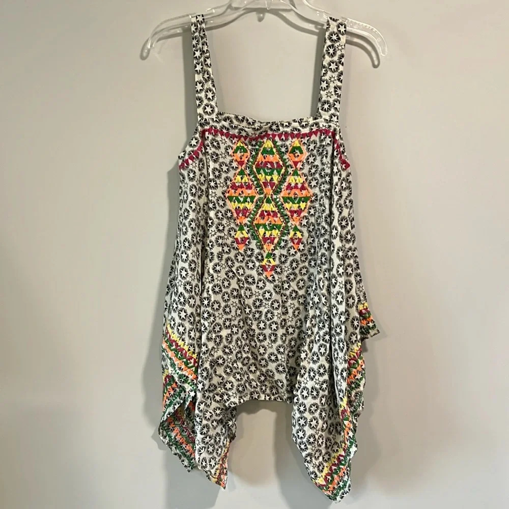 Ivy Jane - XS, peasant tank, neon, wide strap